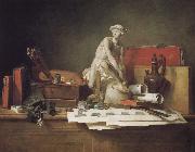 Jean Baptiste Simeon Chardin And draw a Medal oil painting reproduction
